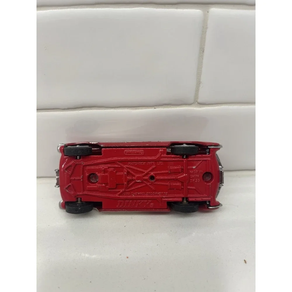 DINKY Matchbox Chevrolet Corvette Dinky 1/43 Red 1956 Die cast Toy Car